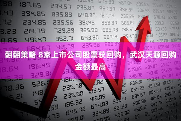 翻翻策略 8家上市公司股票获回购，武汉天源回购金额最高